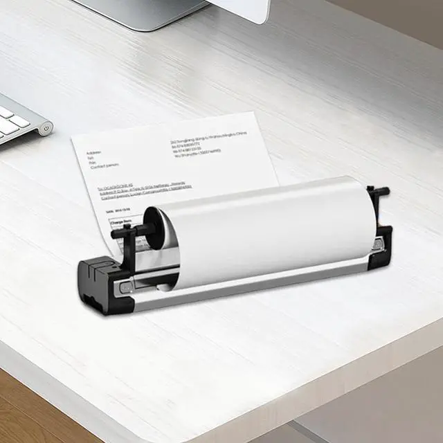 Alt view image 3 of 7 - Desktop Printer Stand | Inkless Mobile Printer Rack,Professional Small Portable Stand for Travel Study Women Men Home Business School