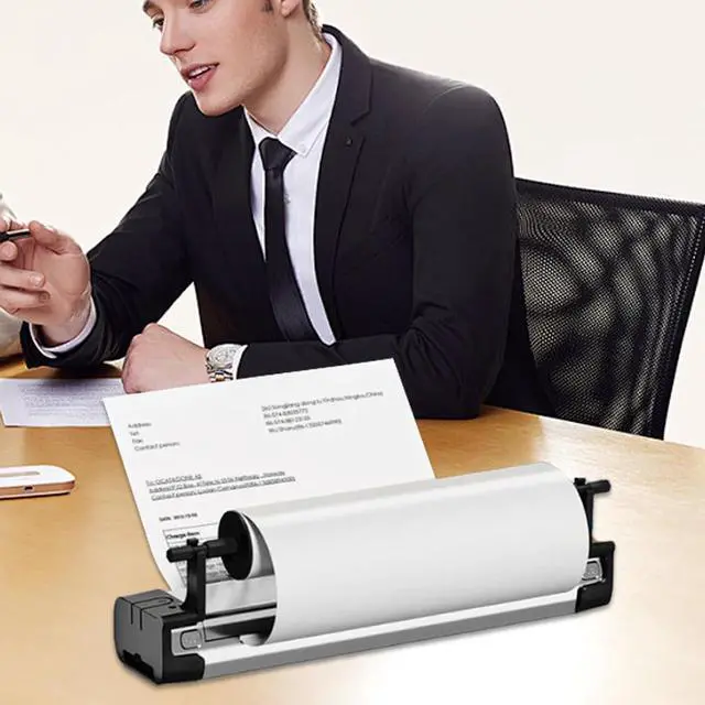 Alt view image 3 of 7 - Printer Holder | Inkless Mobile Printer Rack - Small Stand, Professional Holder for Home Travel Business Company Women Study Men