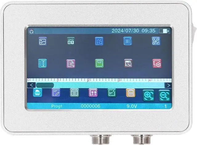 Main image of Inkjet Coding Machine, HD Touch Screen 12.7mm Height 2-5mm Distance Automatic Inkjet Printer for Text Number Image (US Plug 100-240V)