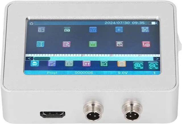 Alt view image 3 of 7 - Inkjet Coding Machine, HD Touch Screen 12.7mm Height 2-5mm Distance Automatic Inkjet Printer for Text Number Image (US Plug 100-240V)