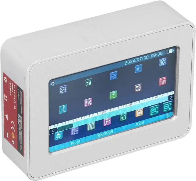 Alt view image 5 of 7 - Inkjet Coding Machine, HD Touch Screen 12.7mm Height 2-5mm Distance Automatic Inkjet Printer for Text Number Image (US Plug 100-240V)