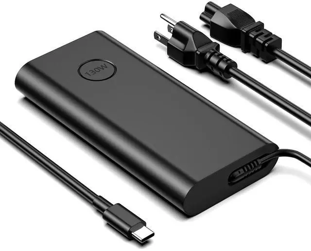 Main image of 130W USB C Charger Compatible with Dell Pro Max 16 MC16250 MC16255 | for Pro 16 Plus PB16250, Pro Max 16 Premium MA16250, Pro Max 14 MC14250 MC14255 Premium 14 MA14250, Type-C Laptop Adapter
