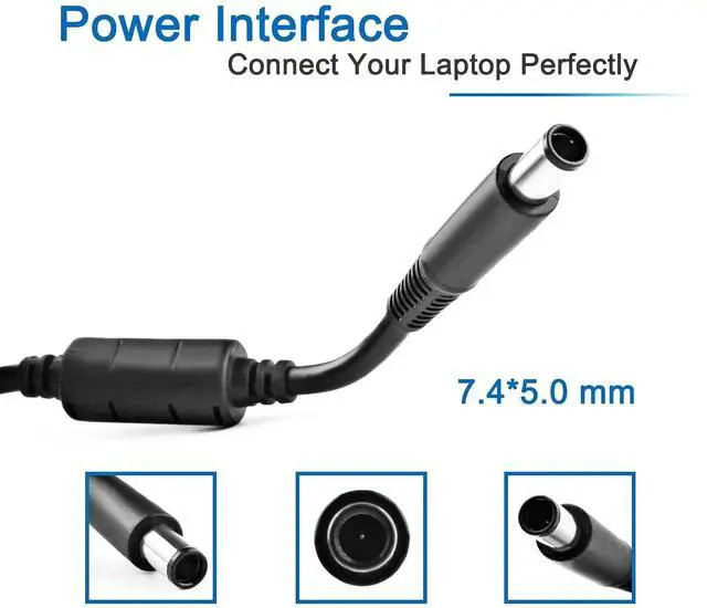 Alt view image 3 of 7 - 180w 19.5V 9.23A AC Laptop Charger Fit for DELL Precision 7510 7520 7530 7540 7550 7560 3530 7730 5530 M4600 M4700 M4800 M6400 M4500 DA180PM111 Laptop Adapter Power Supply Cord