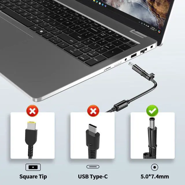 Alt view image 6 of 6 - 180W AC Adapter Fit for Dell Precision 7510 7520 7530 7540 7550 7560 Laptop Charger 180 Watt Dell Power Supply Cord FA180PM111 HA180PM180 DA180PM111 Dock WD19 WD22TB4