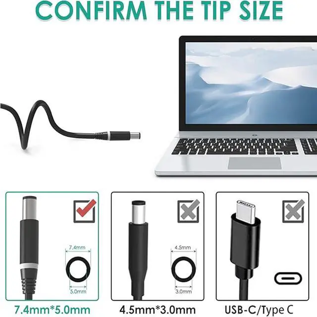 Alt view image 3 of 5 - 240W Power Supply Compatible with Dell Docking Station WD19DC WD19DCS WD19 WD19S Thunderbolt Dock TB18DC TB16 TB15 Adapter Charger