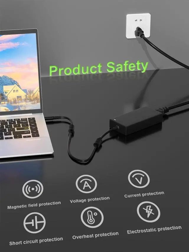 Alt view image 6 of 7 - PowerPortnerLink 180W 130W Power Adapter Compatible with Dell Dock WD15 WD19 WD19S WD19TB WD22TB4 SD25 WD25 D6000 TB15 TB16 K16A SD25TB4 Business Thunderbolt/Universal Docking Station