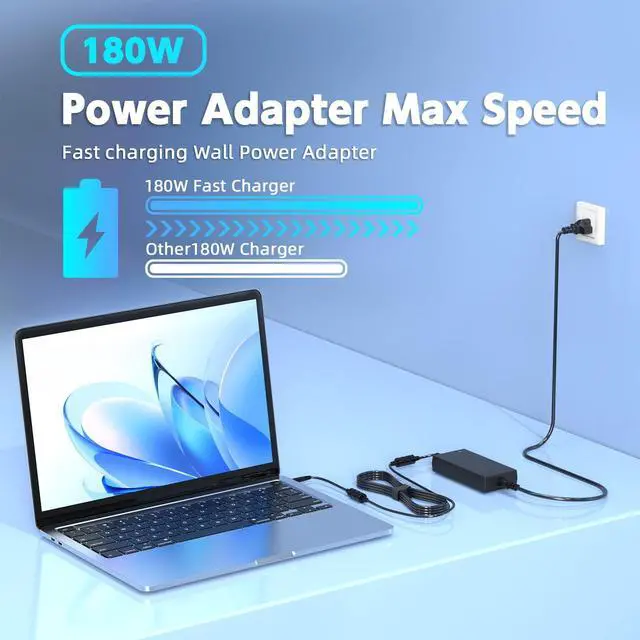 Alt view image 6 of 7 - HFLRZZ 180W 130W AC Charger Compatible with Dell Docking Station WD19 K20A001 D6000 D6000S Business Dock WD15 K17A001 Thunderbolt Dock WD19TB WD19TBS TB15 TB16 TB18DC K16A K16A001 Power Adapter Supply