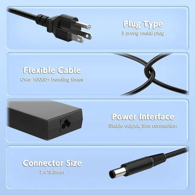 Alt view image 4 of 7 - HFLRZZ 180W 130W AC Charger Compatible with Dell Docking Station WD19 K20A001 D6000 D6000S Business Dock WD15 K17A001 Thunderbolt Dock WD19TB WD19TBS TB15 TB16 TB18DC K16A K16A001 Power Adapter Supply