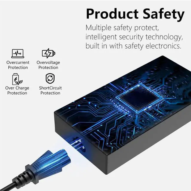 Alt view image 5 of 7 - 180W Adapter Power Supply Cord Fit for Dell Dock WD15 WD19 WD22TB4 K20A001 TB15 TB16 D6000 D6000S Business Monitor Dock WD15 K17A001 Docking Station WD19S WD19TBS WD19TB AC Charger