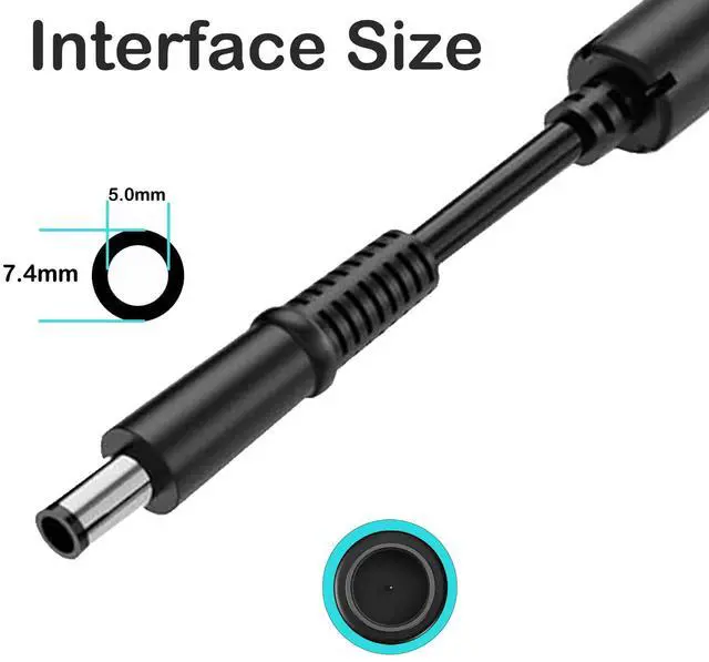 Alt view image 6 of 7 - 180W Adapter Power Supply Cord Fit for Dell Dock WD15 WD19 WD22TB4 K20A001 TB15 TB16 D6000 D6000S Business Monitor Dock WD15 K17A001 Docking Station WD19S WD19TBS WD19TB AC Charger