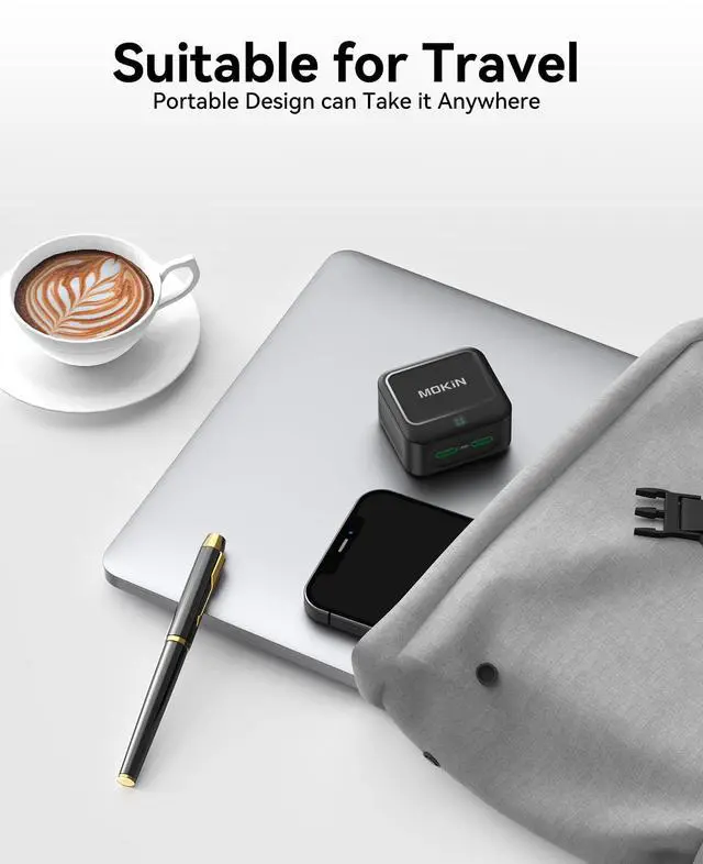 Alt view image 5 of 6 - USB C Charger Block 40W, Dual Port Type C Fast Charging Block GaN+ PD Power Adapter with Foldable Plug USB C Wall Charger Cube for iPhone iPhone 17/17 Air/16/16 Pro/16 Plus/16 Pro Max/15, Samsung