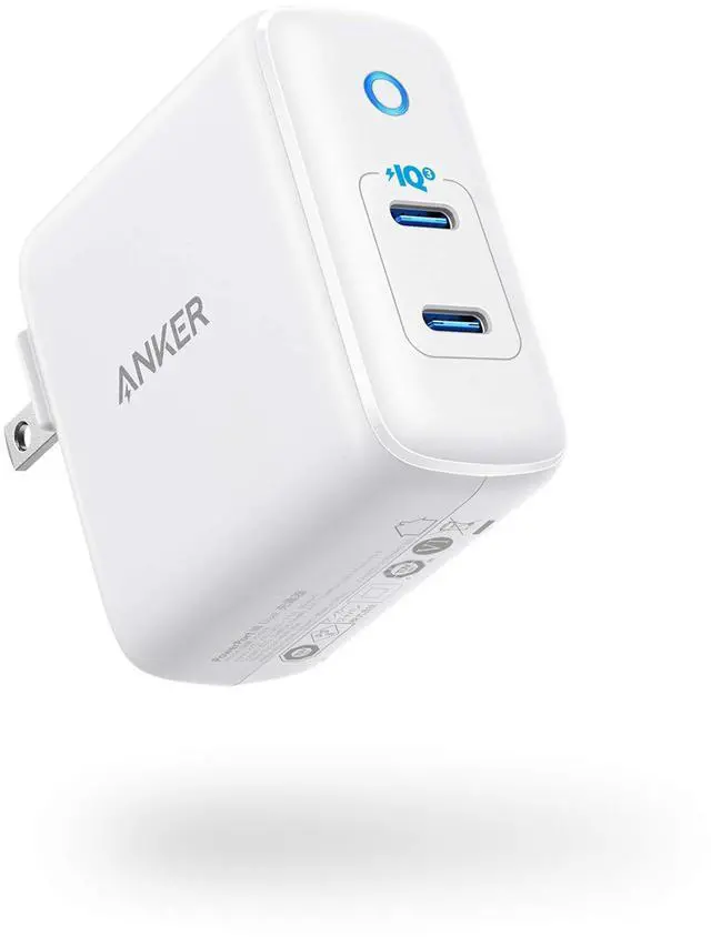 Main image of USB C Charger, 40W 2-Port PIQ 3.0, PowerPort III Duo Type C Foldable Fast Charger, Power Delivery for iPhone 15/15 Plus/15 Pro/15 Pro Max/14, Galaxy, Pixel, iPad/iPad mini, and More