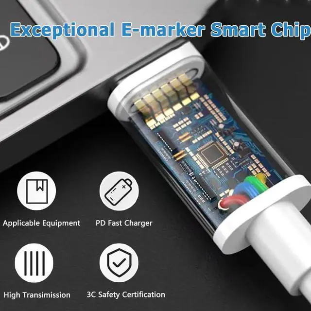 Alt view image 4 of 7 - Pixel 8/7/6/5/4/3 Fast Charger, 2Pack 20W USB C Charging Block for Google Pixel 8/8 Pro/7/7 Pro/7a, 6a/6/Pro, 5/4/3/2/XL, Phone 15, Galaxy, Android Phones + 6FT USB C Cable Cord