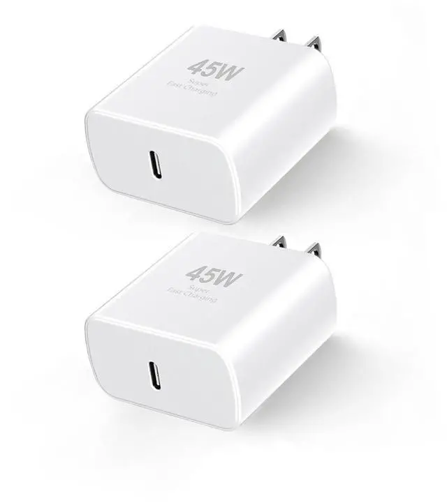 Main image of 45W Samsung Super Fast Charger,2Pack 45W USB C Charger Android Phone Type C Fast Charging Block for Samsung Galaxy S25 Ultra/S25+/S25/S24 Ultra/S24+/S24/S23/S22/S21/Z Fold7/Z Flip7,Tab S10/S9Ultra