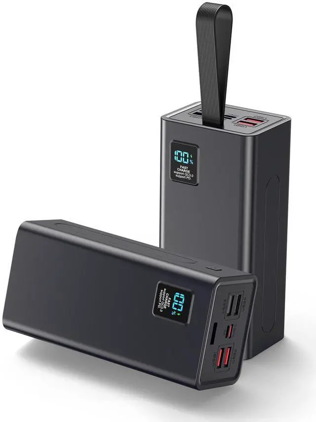 Main image of LOHAO Portable Charger 70000mAh Power Bank High Capacity, 30W PD & QC 3.0 Fast Charging, 5 Output 2 Input USB-C Battery Pack with LED Display for Phone Tablet Camera & Camping Outdoor Travel Party