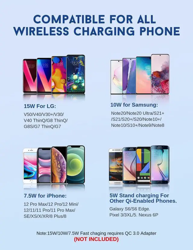 Alt view image 4 of 6 - Wireless Car Charger, MOKPR 15W Fast Charging Car Mount Auto-Clamping Car Charger, Dashboard Windshield Phone Holder Compatible with iPhone 16 15/14/13/13 Pro/12 Pro12/11/X, Samsung S23/S22/S10/S9/S8