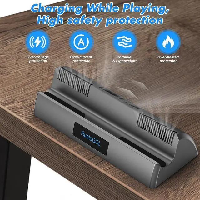 Alt view image 7 of 7 - RuntoGOL Steam Deck Docking Station - 4K@120Hz HDMI, Gigabit Ethernet, 3 USB 3.0 Ports