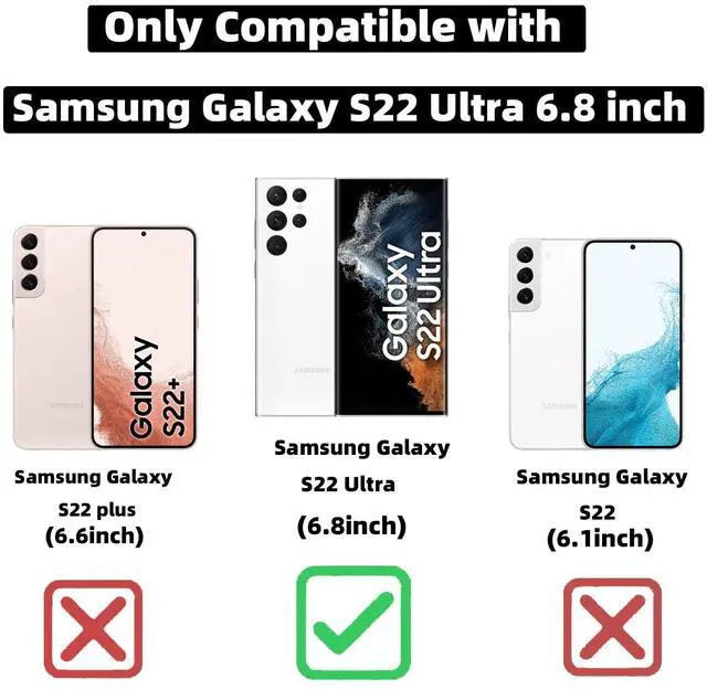 Alt view image 2 of 6 - ZONRW for Samsung Galaxy S22 Ultra Case Magnetic,for Women Girl Soft Cute Luxury Love Heart Plating Bling Gradient Glitter Phone Case Compatible with MagSafe Clear Shockproof Back Cover 6.8-Gold