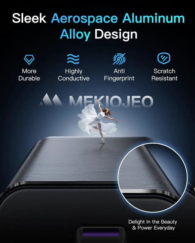 Alt view image 2 of 6 - Aluminum Alloy 380W Charging Station Fast USB C Charger Block 12 Ports 65W Laptop GaN Charger for MacBook Pro/Air/iPad Pro/iPhone (Gray)