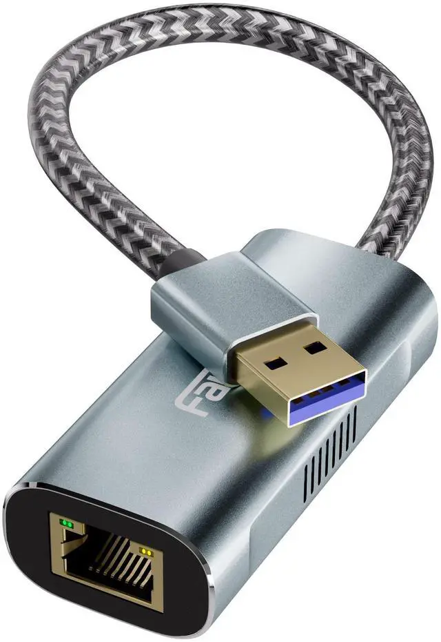 Main image of 2.5G USB to Ethernet Adapter - USB 3.0 to RJ45 Gigabit LAN Adapter for Xbox 360, Laptop, Computer, Mac, Chromebook, Microsoft Surface