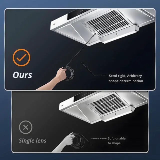 Alt view image 3 of 7 - [Dual-Lens] Borescope,Endoscope Camera with Light,1920P Inspection Camera with 8+1 Adjustable LED Lights, 16.5ft Semi-Rigid Cable Snake Endoscope for iPhone, iPad, Samsung