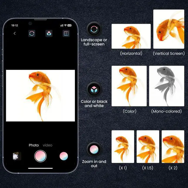 Alt view image 2 of 7 - Endoscope Camera with Light,1920P HD Borescope, IP67 Waterpro of Inspection Snake Camera for Drain/Plumbing/Wall Automotive Engine, Semi-Rigid with 8 LED Lights, for iOS/Android,16.4ft