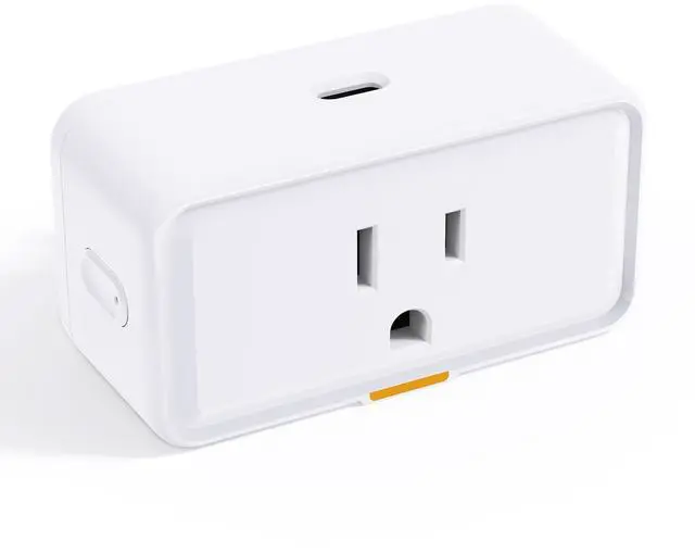 Main image of YIFAN Smart Plug 15A, Smart Home WiFi Outlet with USB C Port, C Smart Series Tuya Smart Outlet with RF433/APP Remote Control, Compatible with Alexa, Google Home, No Hub Required, 2.4G WiFi Only