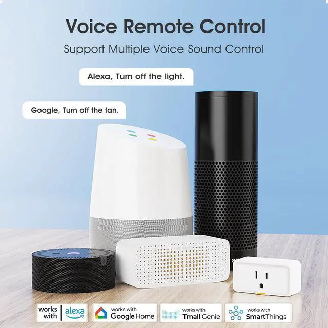 Alt view image 6 of 6 - YIFAN Smart Plug 15A, Smart Home WiFi Outlet with USB C Port, C Smart Series Tuya Smart Outlet with RF433/APP Remote Control, Compatible with Alexa, Google Home, No Hub Required, 2.4G WiFi Only