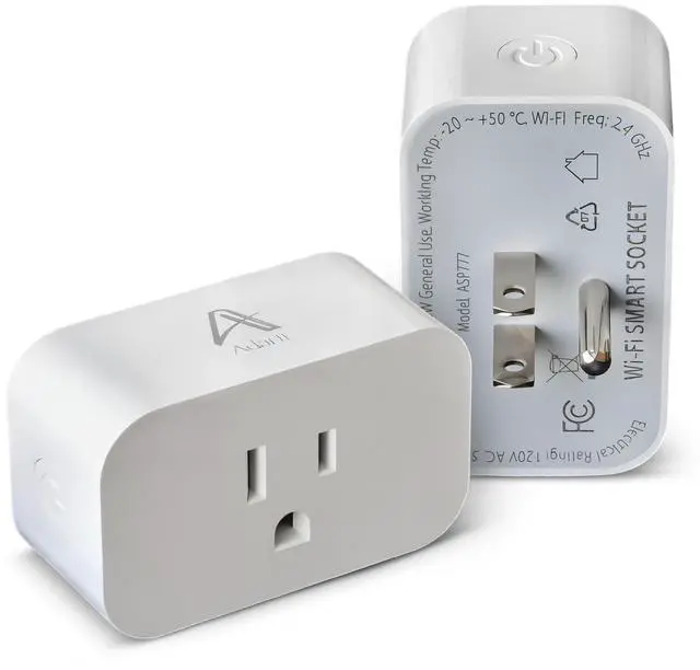 Main image of Adarii Smart Plug Google Home, Compatible with Alexa, 15A WiFi Plug, 2.4GHz, Smart Life Plug, Voice Control, Compact Indoor Smart Plug, FCC Certified, Tuya Smart Plug, No Hub Needed, 1 Pack