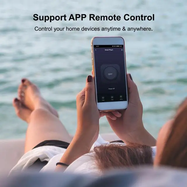 Alt view image 4 of 7 - wooaismart Smart Plug, WiFi Plugs Work with Alexa & Google Assistant, Smart Outlet with Timer & Group Controller, WiFi Outlet for Home, No Hub Required, ETL & FCC Certified, 2.4GHz WiFi, 10A, 2 Pack