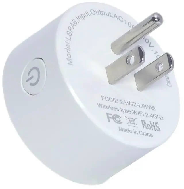 Alt view image 4 of 6 - Smart Plug Mini 4-Pack, Wi-Fi Outlets for Smart Home Wi-Fi with Alexa/Google Home/Smart Life, Smart Home hubTimer on/Off Plug, Schedule Built-in app, Mini Wireless Outlet, no hub Required