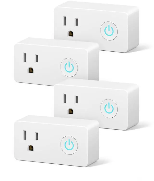 Main image of BN-LINK WiFi & Bluetooth Smart Plug, Heavy Duty Smart Timer Outlet Works with Alexa & Google Home Assistant, Remote & Group Control, No Hub Required, ETL & FCC Certified, 2.4GHz WiFi Only, 4 Pack