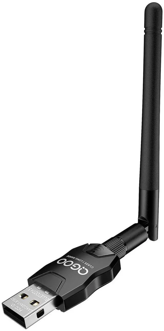 Main image of USB Bluetooth Adapter 5.3 for Desktop PC, Real Plug & Play Long Range Class 1 EDR Bluetooth Dongle Receiver 328FT/100M for Laptop Computer Connect Speaker Keyboard Headphones Support Windows 11/10/8.1