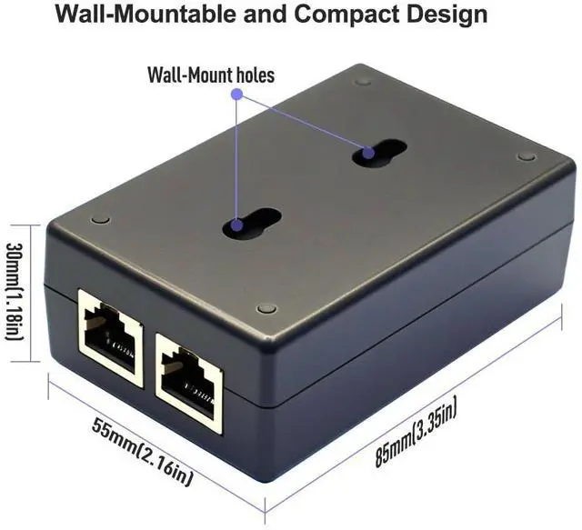 Alt view image 4 of 4 - Gigabit DC PoE+ Injector | 12V 24V (12-48V) DC Input | 50V 30W DC PoE+ Out | DC-DC Convertor + 802.3 af/at Solar PoE Injector Adapter for ePMP2000/3000, Force400/425, Q61, PoE Lighting