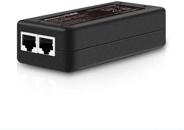 Main image of PoE Injector Up to 30w Power Supply, 2.5 Gigabit PoE Adapter for IP Cameras and VoIP Phones Network Distance Up to 328 ft. PoE Power Supply IEEE 802.3af Compliant Desktop UL Certified PoE Injec