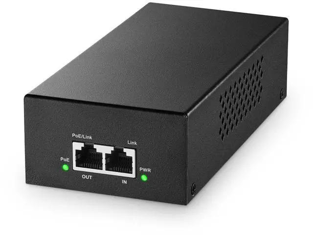 Main image of 2.5 Gigabit PoE+ Injector 90W, 802.3af/at/bt Power Over Ethernet PoE Adapter, 100/1000/2500Mbps, Non-PoE to PoE Adapter, Plug & Play, Distance Up to 100 Meters (328 ft.)