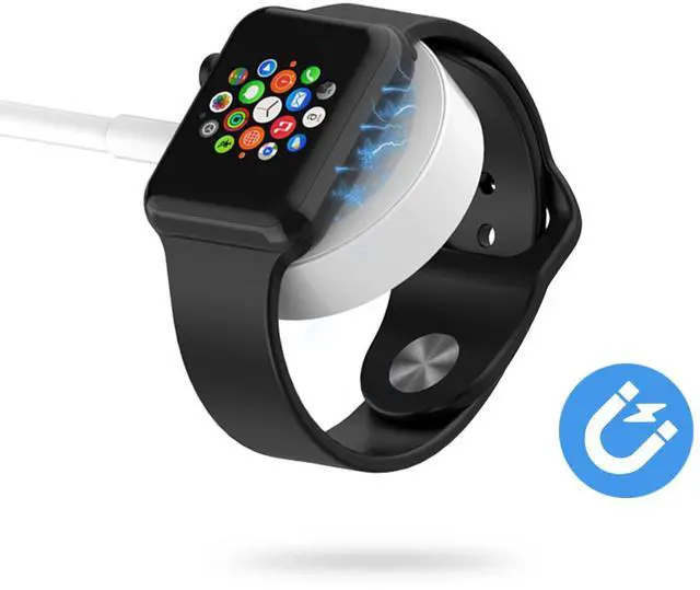 Alt view image 5 of 7 - for Apple Watch Charger 3 in 1 Magnetic iWatch Charger with USB-C Fast Charging Cable 4FT with 12W Wall for iPhone Apple Watch Series Ultra SE 11 10 9 8 7 6 5 4 3 & iPhone 17/16/15/Galaxy S23