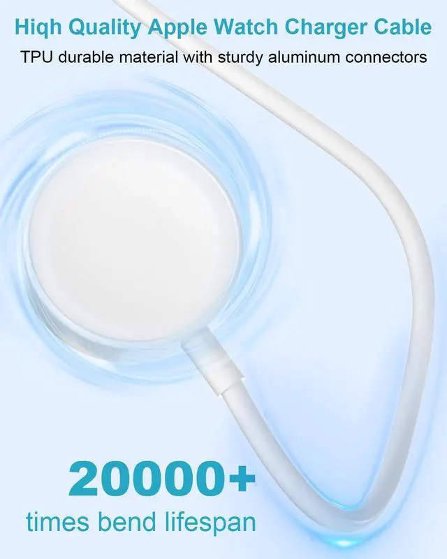 Alt view image 5 of 7 - Upgraded 2Pack 4 in 2 Multi Charging Cable for Wireless Apple Watch Charger for iWatch 9/8/7/6/5/SE/Ultra,4FT iWatch Charger iPhone Fast Charging Cable Cord for iPhone 15/14/13/12/11/X/SE,iPad,Android