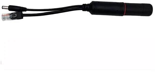 Alt view image 2 of 6 - PoE 48V to 12V IEEE 802.3af PoE Splitter for IP Cameras, Media Players, Speakers, Outdoor Rainproof,3Pack