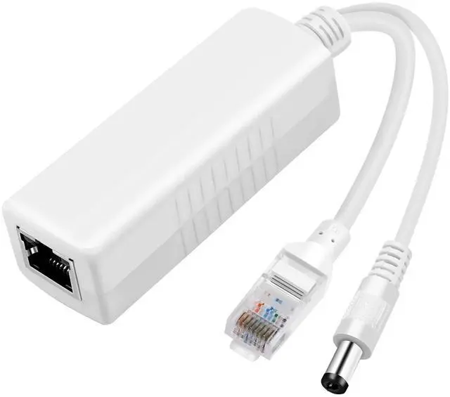 Main image of 2-Pack Gigabit PoE Splitter 12V 2A Output with IEEE 802.3af/at Standard Compliant, Power Over Ethernet Splitter Adapte for Security Camera, AP, Voip, 5.5x2.1mm DC Plug
