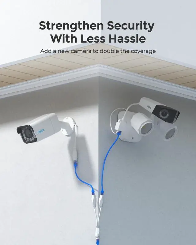 Alt view image 4 of 6 - RLA-POECS1, Waterproof PoE Combiner & Splitter, Supports up to 300ft Cables, Truly Plug & Play. Perfectly Designed for Use PoE Cameras. Run Two Cameras on One Single Cable