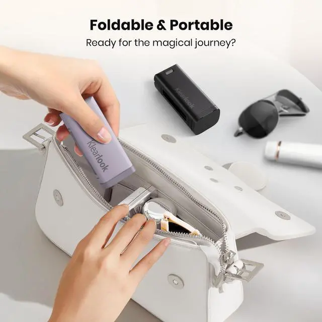 Alt view image 6 of 6 - 2 Pack Universal Airplane Phone Holder for Stocking Stuffers, Klearlook 360° Rotation Travel Essentials Phone Mount for Desk, Handsfree Travel Accessories for Flying, Valentines Day Gift for Couple