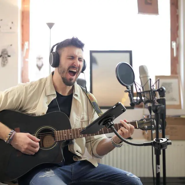 Alt view image 7 of 7 - for Magsafe Mic Stand Phone Holder, Flexible Phone Holder for Microphone Stands Super Magnets iPhone Mic Stand Holder Music Stands Phone Mount for iPhone 15 14 13 12 Pro Max Plus Max Mini