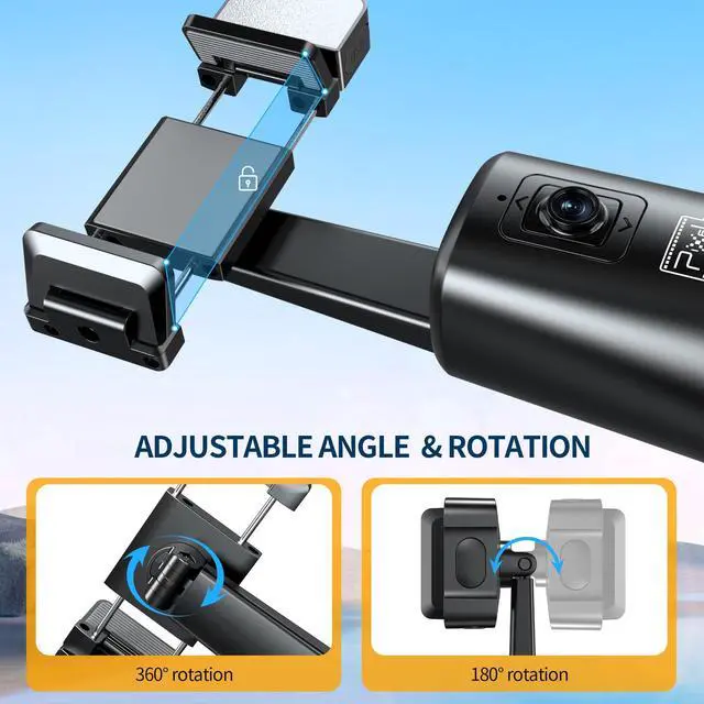 Alt view image 6 of 6 - Auto Face Tracking Tripod 360° Rotating Auto Tracking Phone Stand for iPhone, No App,Rechargeable Smart Shooting Stand for Live Video Recording