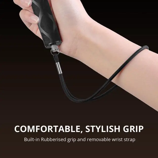 Alt view image 4 of 7 - 45" Invisible Selfie Stick, 1/4" Extended Monopod Pole, Solid and Compact Design for Insta360, for GoPro, DJI, Action Camera (Buckle Mount for GoPro and Wrist Strap Included)