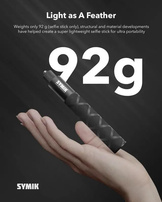 Alt view image 3 of 7 - Invisible Selfie Stick for Insta360 (70 cm/27.6 in), Aluminum Alloy Extension Stick Portable Extendable Monopod Pole with 1/4'' Screw and Wrist Strap for Insta 360 X5 X4 Air X3 ONE X2 Osmo 360