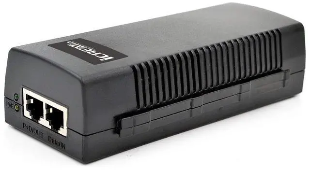 Main image of 60W Gigabit PoE++ Injector - 10/100/1000Mbps, RJ45 Shielded, IEEE 802.3af/at/BT Compliant, PoE Switch Powerline Network Adapter for High Power Ethernet Devices, Up to 328ft