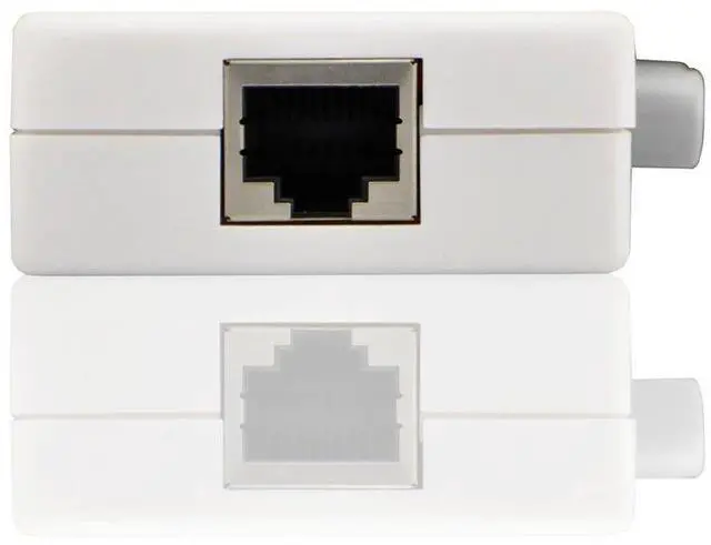 Alt view image 6 of 7 - Mini 2-Port RJ45 Network Key-Press Switch Splitter Selector Box 100M 2-in 1-Out or 1-in 2-Out