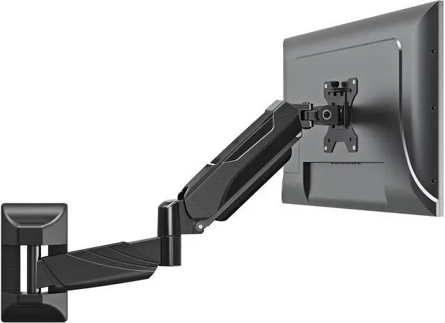 Main image of Monitor Wall Mount for 17-32 Inch Computer Screen, Wall Mounted Arm Support 4.4-17.6lbs Display, Gas Spring Monitor Arm, VESA Bracket for VESA 75x75mm and 100x100mm, Black