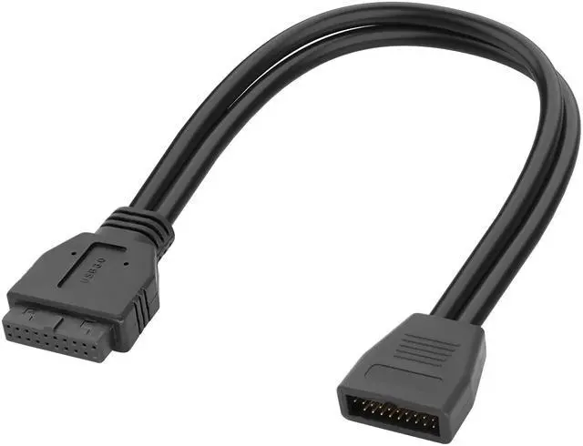 Main image of USB 3.0 19/20 Pin Header Extension Cable Mainboard USB 3.0 19 Pin 20 Pin Male to Female Internal Extender Adapter Cable Cord for PC DIY -30CM/11.8INCH